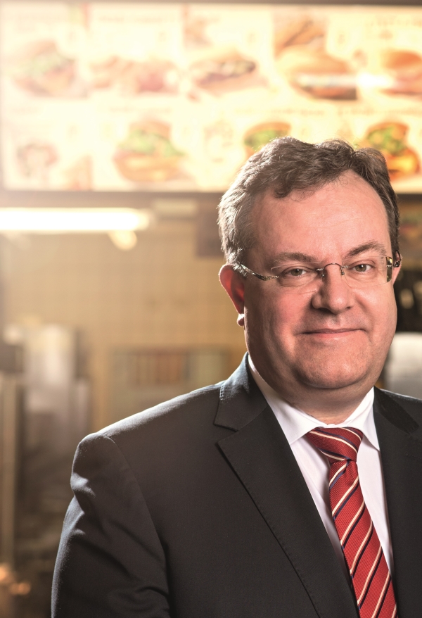 Frachisenehmer Marc-Frederic Sachse der McDonald's Restaurants Nordhessen